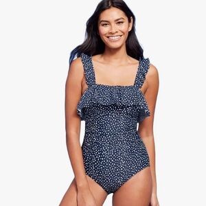 KONA SOL size 17 Full Coverage One Piece Swimsuit NEW adjustable $48
